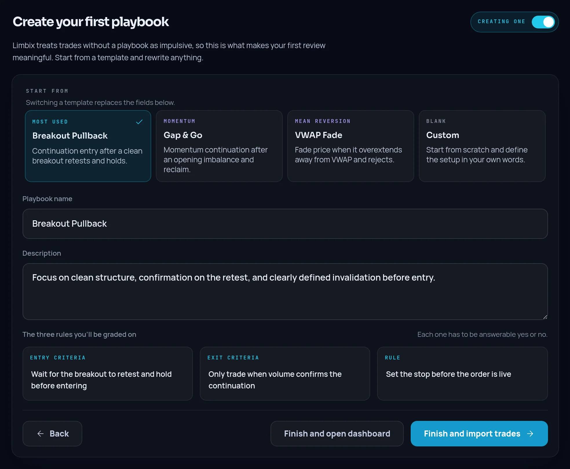 Create your first playbook