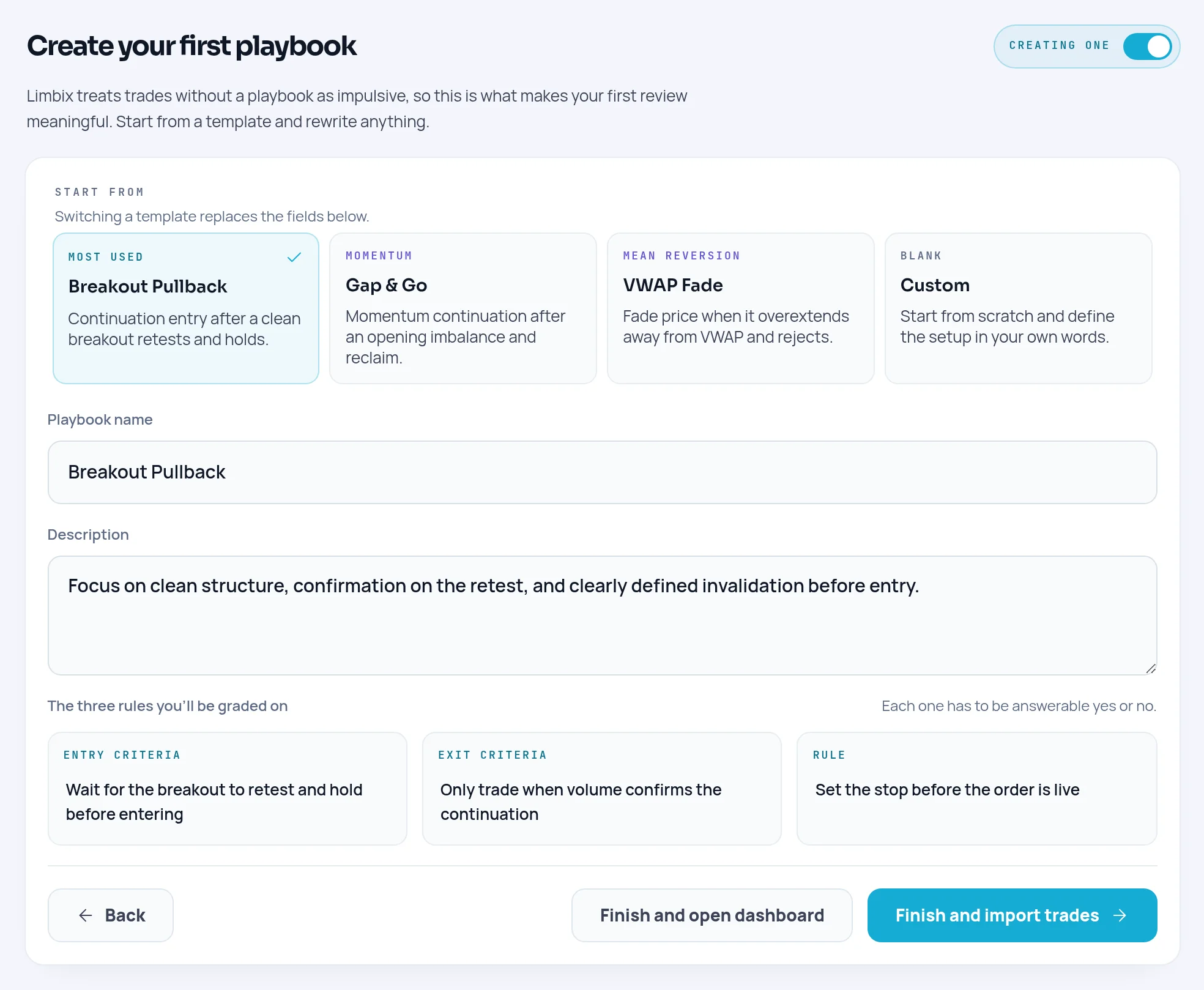 Create your first playbook
