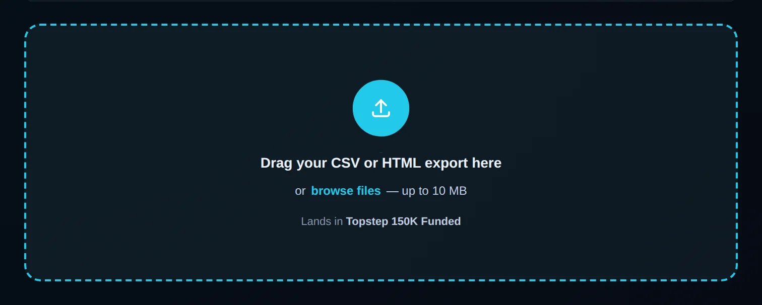 Drop your file