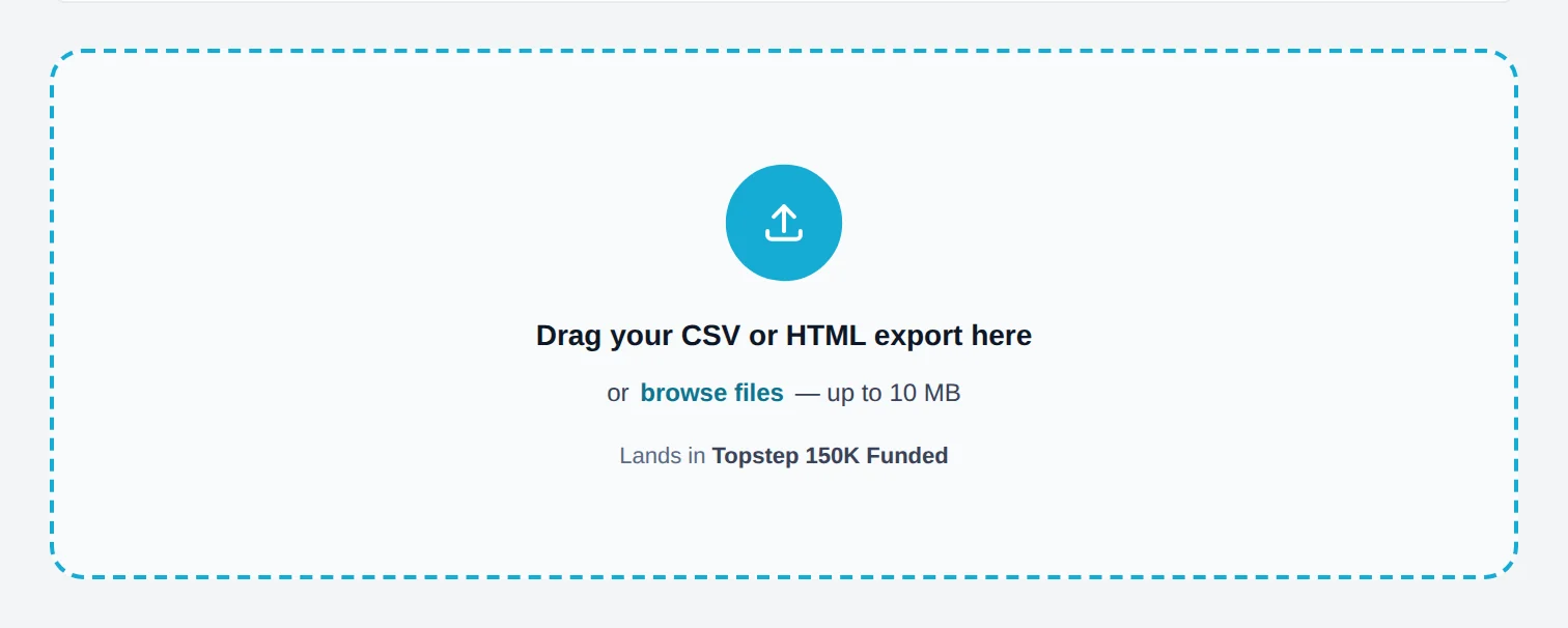 Drop your file